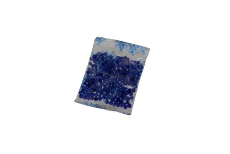 Blue indicating silica gel packets 1250 pack moisture absorbing for shipping containers
