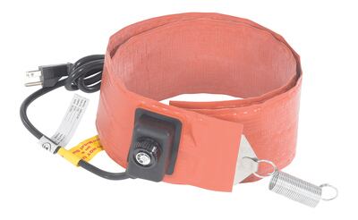 Steel drum heater band-style for 30 gallon drums thermostat controlled