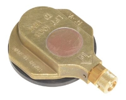 Brass horizontal drum vent for 30 and 55 gallon drums non-sparking