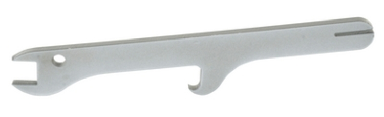 Steel multi-purpose drum lid tool for opening lids and tightening ring clamps