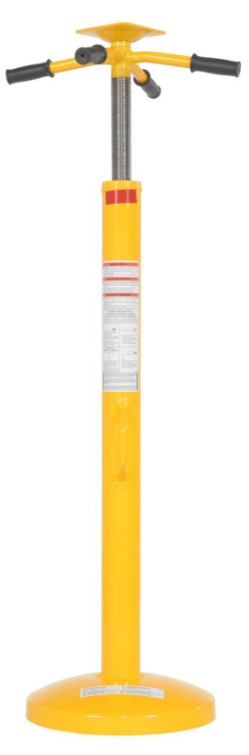 Steel Economy Stabilizing Jack with Hard Rubber Wheels 18-1/4 In. x 16-5/8 In. x 41 In. 5,000 Lb. Lifting Capacity 
