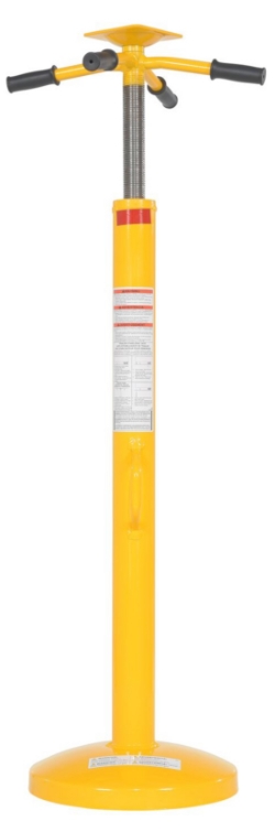 Steel Economy Stabilizing Jack with Hard Rubber Wheels 18-1/4 In. x 16-5/8 In. x 41 In. 5,000 Lb. Lifting Capacity 