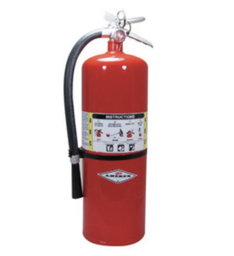 Amerex 20 lb ABC dry chemical fire extinguisher for warehouse and manufacturing