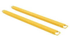 Steel high strength fork extensions 4 inch by 84 inch 4000 lb capacity bright yellow