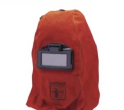 W20 860 lift-front leather welding helmet 2 x 4.25 inch viewing field ANSI Z87.1