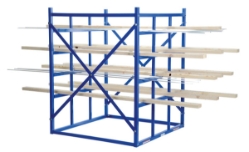 Steel Long Bar Pigeon Hole Rack 48 In. x 48-1/2 In. x 60 In. 7700 Lb. Capacity