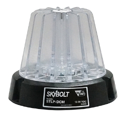 Polycarbonate magnetic fork truck LED strobe beacon light clear lens 4.5 x 4.5 x 4 inch