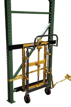 Steel Pallet Rack Lifting Dolly 10 In. x 46 In. x 49-1/4 In. 750 Lb. Capacity