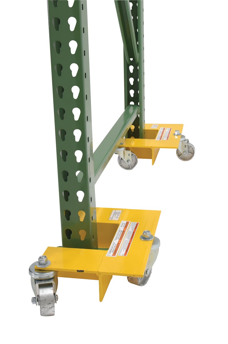  Steel Pallet Rack Lifting Dollies (2 Quantity) 17-7/16 In. x 14-3/8 In. x 5 In. 1000 Lb. Capacity