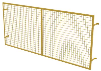 Steel Pallet Rack Back Guard 7-3/8 In. x 110-13/16 In. x 48-1/2 In.