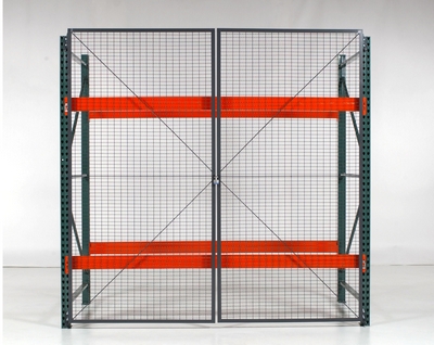Steel Double Hinged Rack Gate 120 In. x 1-1/4 In. x 96 In. 