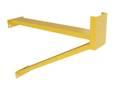 Steel Dock Shelter Guard Post 48 In. Length
