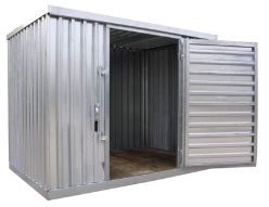 Galvanized Steel Single Storage Building 2,750 Lb. Floor Capacity