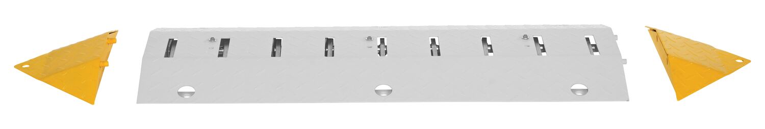 Steel Spiked Traffic Speed Bump End Caps
