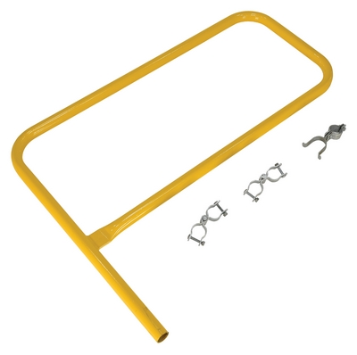 Steel Pipe Safety Railing Gate P-Shaped 36 In. x 36 In. 