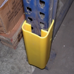 High Density Polyethylene Thermoplastic Rack Shield 2 In. x 3 In. x 12 In. 