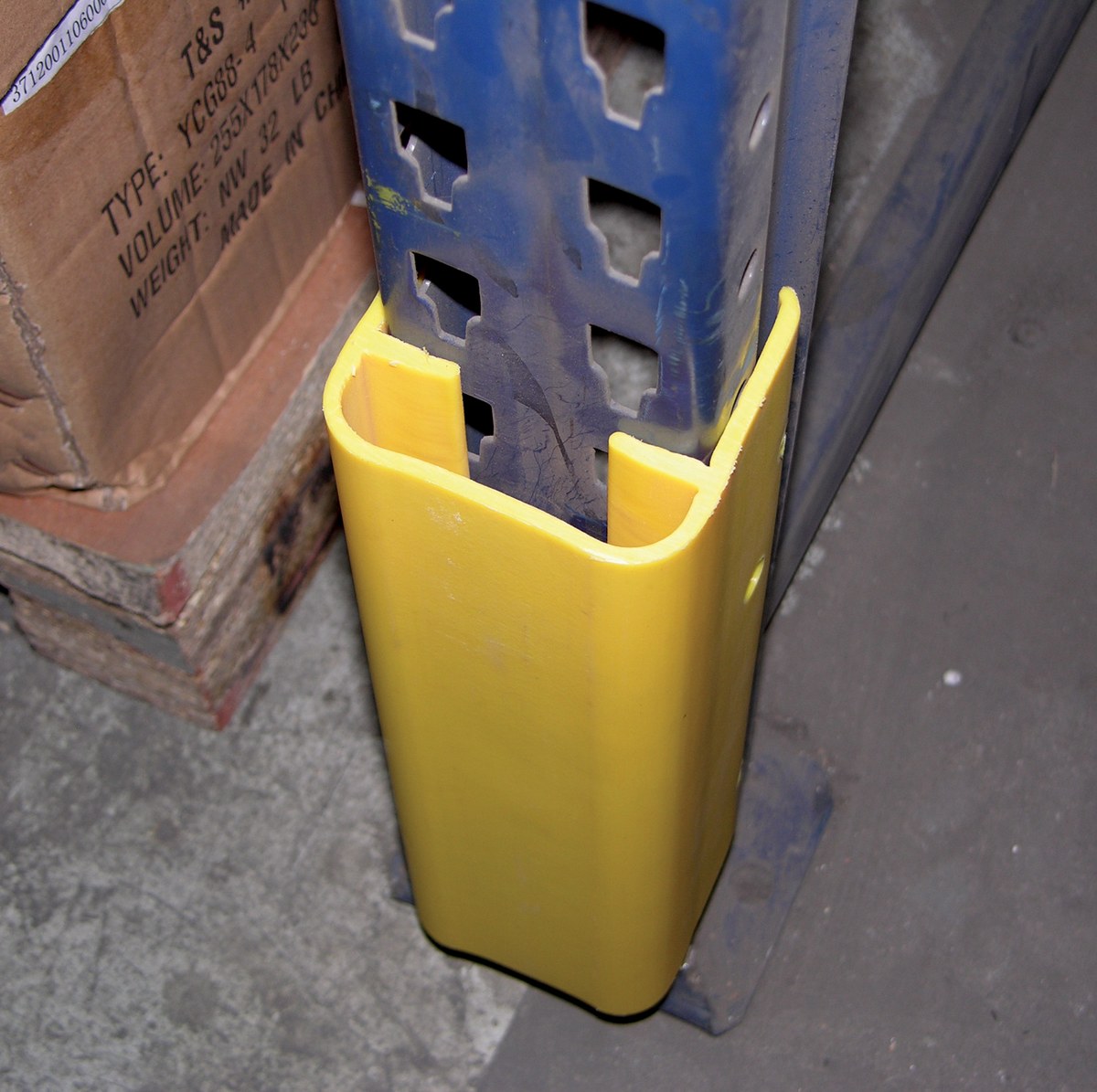 High Density Polyethylene Thermoplastic Rack Shield 2 In. x 3 In. x 12 In. 